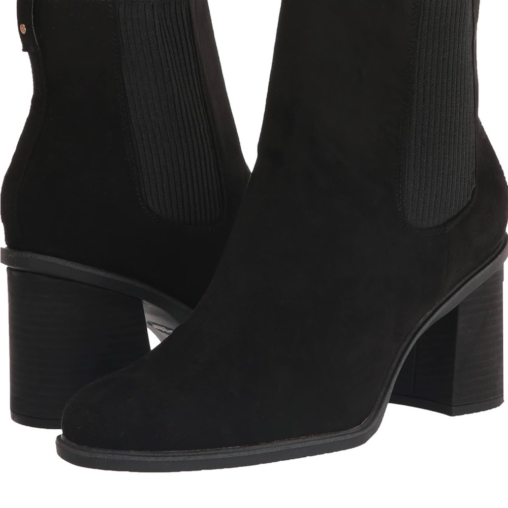 Dr. Scholl's Women's Ride Away Suede Black, Size 6, Brand New w Box Boots Calf